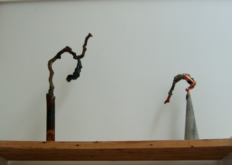 Figurative copper sculpture by Presiana Shisheva